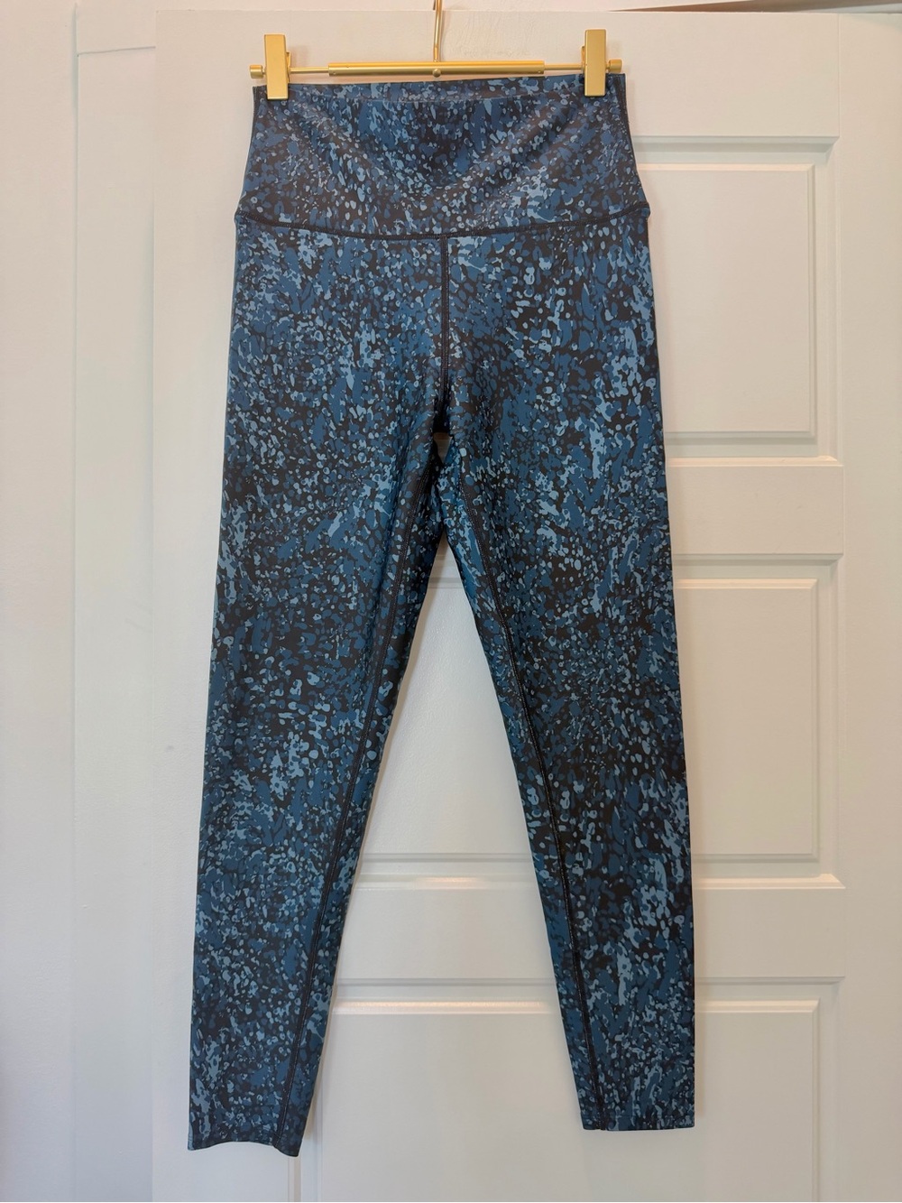 Soulcycle Blue Spotty Leggings Size M